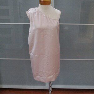 Stella McCartney Blush One Shoulder Shift Cocktail Dress